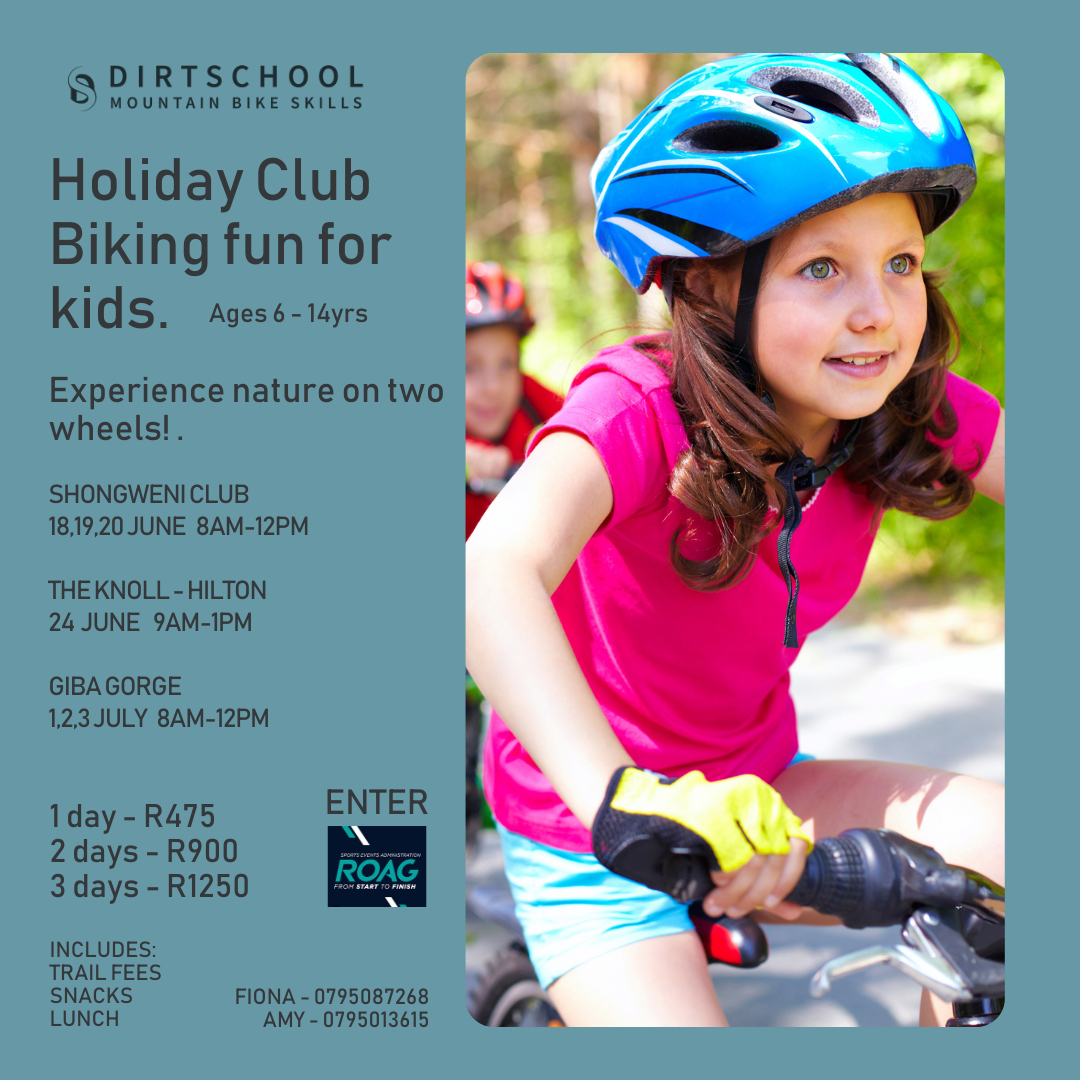 DIRTSCHOOL JUNE/JULY HOLIDAY WORKSHOP